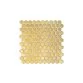 Sera Pool Hexagon Gold фарфоровая мозаика для бассейна на сетке Фото №1