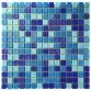 Aquaviva Majorca Dark скляна мозаїка для басейну на паперовій основі Фото №1