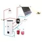 Гелиосистема для отопления дома с вакуумным коллектором для ГВС производительностью 300 л/сутки Фото №1