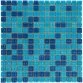 Мікс Джамайка темна 2 * 2 см скляна мозаїка для басейну на паперовій основі Фото №1