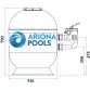 Ariona Pools Ocean 510 мм, 10,2 м3/ч песочный фильтр для бассейна Фото №2